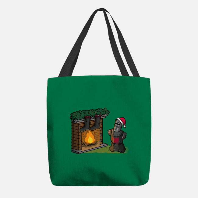 Black Knight Christmas-None-Basic Tote-Bag-Raffiti