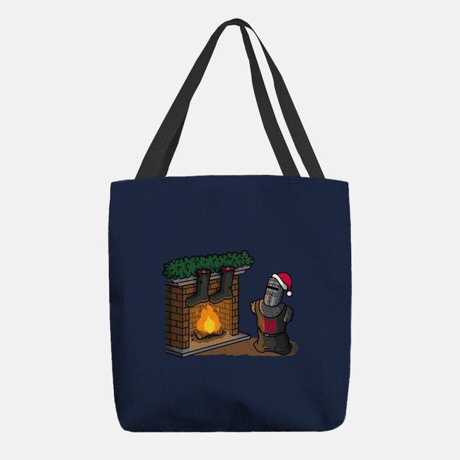 Black Knight Christmas-None-Basic Tote-Bag-Raffiti