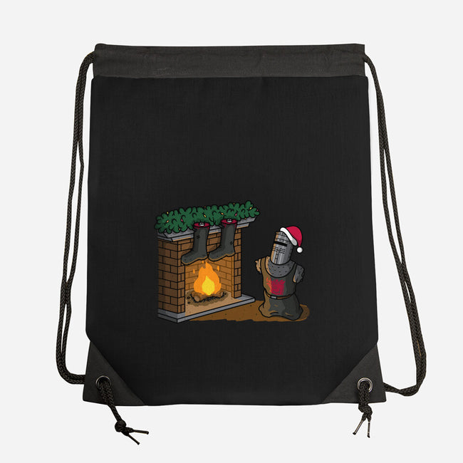 Black Knight Christmas-None-Drawstring-Bag-Raffiti