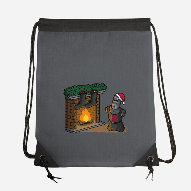 Black Knight Christmas-None-Drawstring-Bag-Raffiti