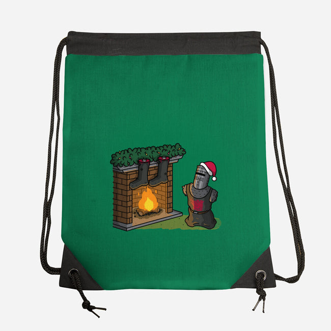 Black Knight Christmas-None-Drawstring-Bag-Raffiti
