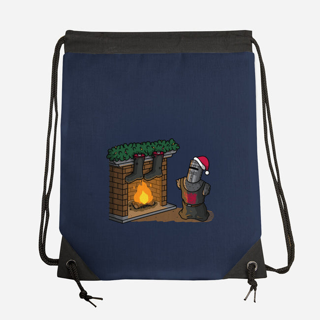 Black Knight Christmas-None-Drawstring-Bag-Raffiti