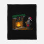 Black Knight Christmas-None-Fleece-Blanket-Raffiti