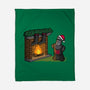 Black Knight Christmas-None-Fleece-Blanket-Raffiti