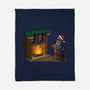 Black Knight Christmas-None-Fleece-Blanket-Raffiti