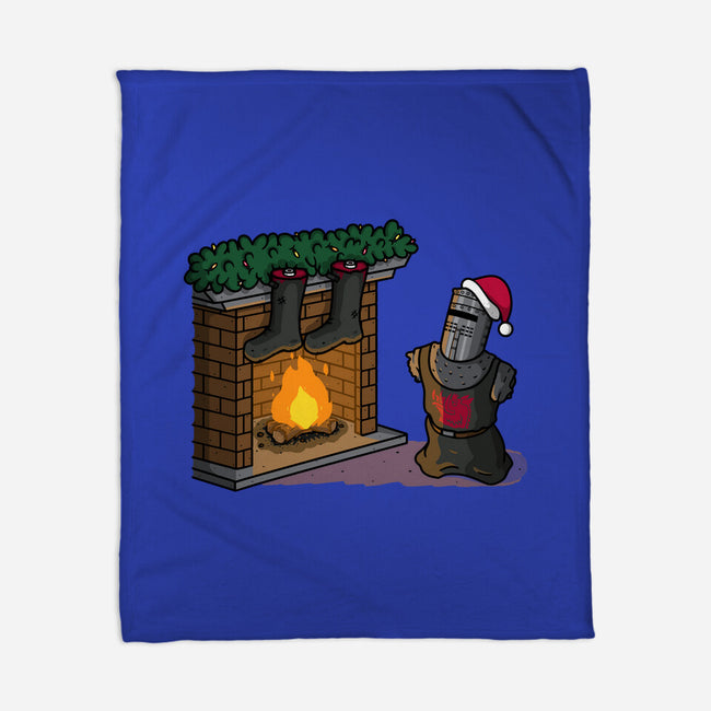 Black Knight Christmas-None-Fleece-Blanket-Raffiti