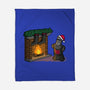 Black Knight Christmas-None-Fleece-Blanket-Raffiti
