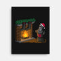 Black Knight Christmas-None-Stretched-Canvas-Raffiti