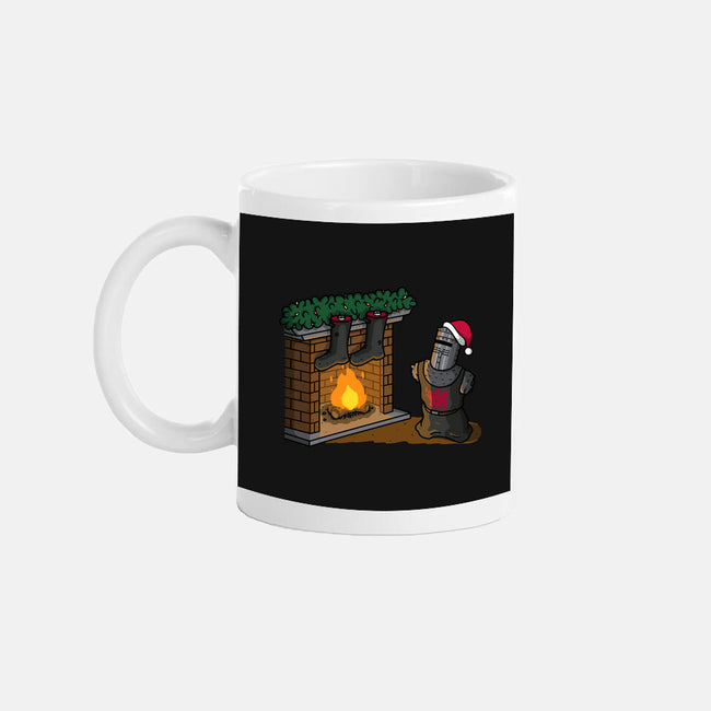 Black Knight Christmas-None-Mug-Drinkware-Raffiti