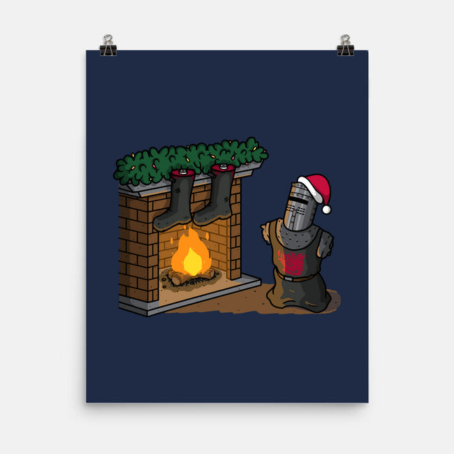 Black Knight Christmas-None-Matte-Poster-Raffiti