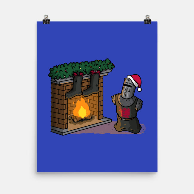 Black Knight Christmas-None-Matte-Poster-Raffiti