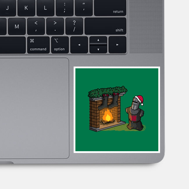 Black Knight Christmas-None-Glossy-Sticker-Raffiti