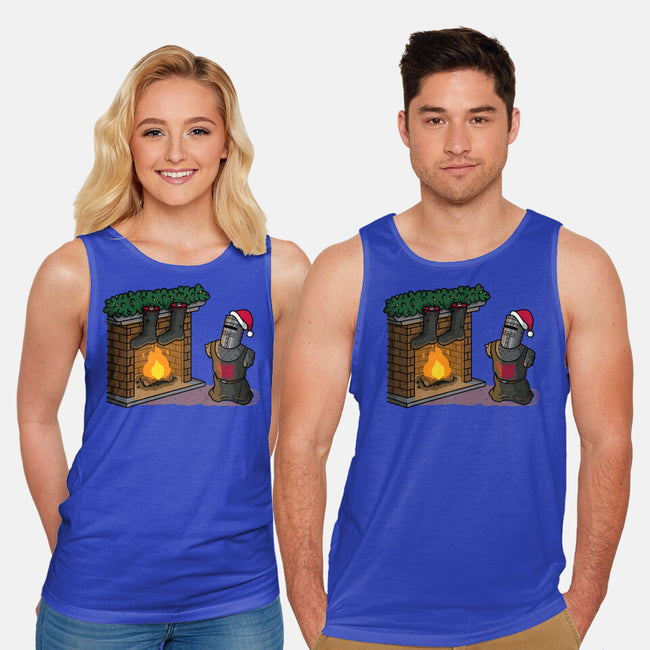 Black Knight Christmas-Unisex-Basic-Tank-Raffiti