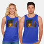 Black Knight Christmas-Unisex-Basic-Tank-Raffiti