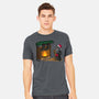 Black Knight Christmas-Mens-Heavyweight-Tee-Raffiti