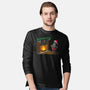 Black Knight Christmas-Mens-Long Sleeved-Tee-Raffiti