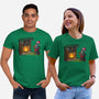 Black Knight Christmas-Unisex-Basic-Tee-Raffiti