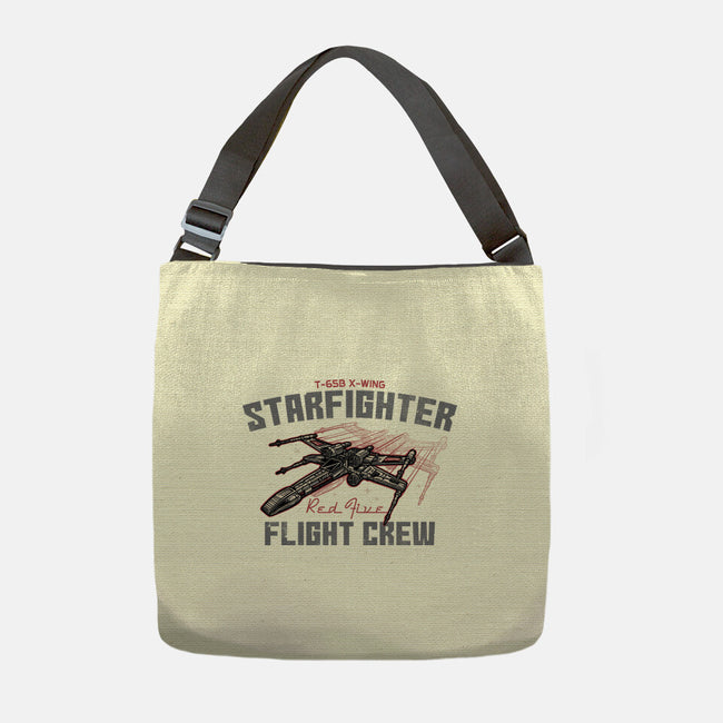 Red Five Flight Crew-None-Adjustable Tote-Bag-glitchygorilla