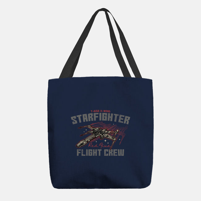 Red Five Flight Crew-None-Basic Tote-Bag-glitchygorilla