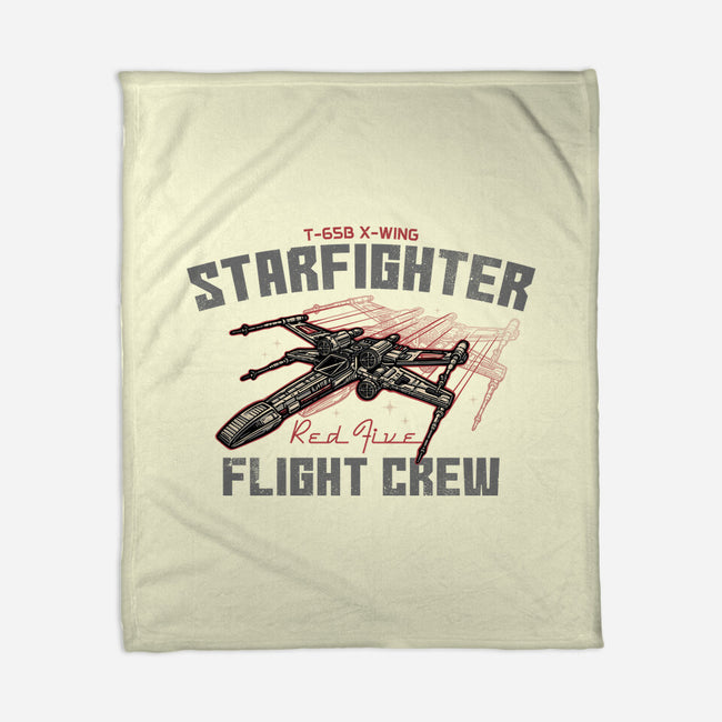 Red Five Flight Crew-None-Fleece-Blanket-glitchygorilla