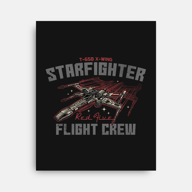 Red Five Flight Crew-None-Stretched-Canvas-glitchygorilla