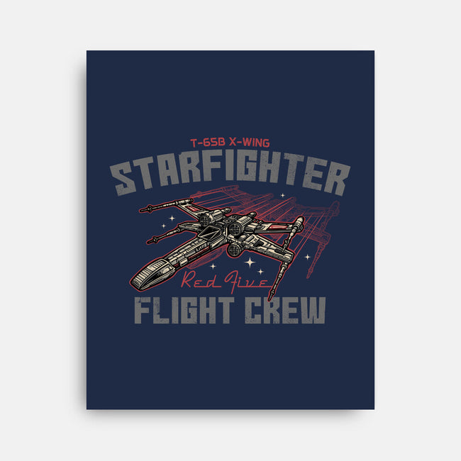 Red Five Flight Crew-None-Stretched-Canvas-glitchygorilla