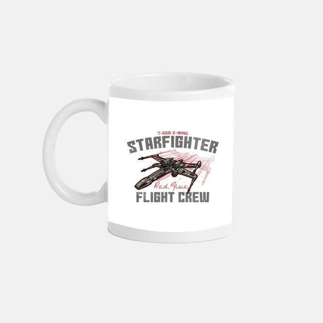 Red Five Flight Crew-None-Mug-Drinkware-glitchygorilla