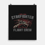 Red Five Flight Crew-None-Matte-Poster-glitchygorilla