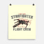 Red Five Flight Crew-None-Matte-Poster-glitchygorilla