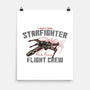 Red Five Flight Crew-None-Matte-Poster-glitchygorilla