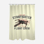 Red Five Flight Crew-None-Polyester-Shower Curtain-glitchygorilla