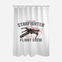 Red Five Flight Crew-None-Polyester-Shower Curtain-glitchygorilla