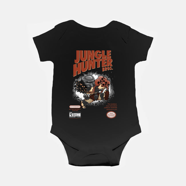 Super Jungle Hunter-Baby-Basic-Onesie-pigboom