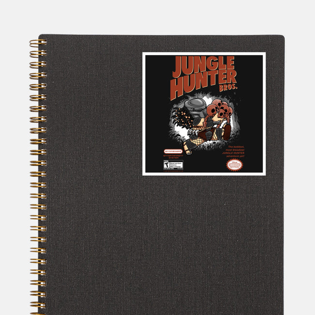 Super Jungle Hunter-None-Glossy-Sticker-pigboom