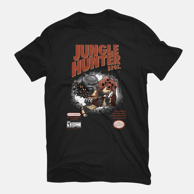 Super Jungle Hunter-Unisex-Basic-Tee-pigboom