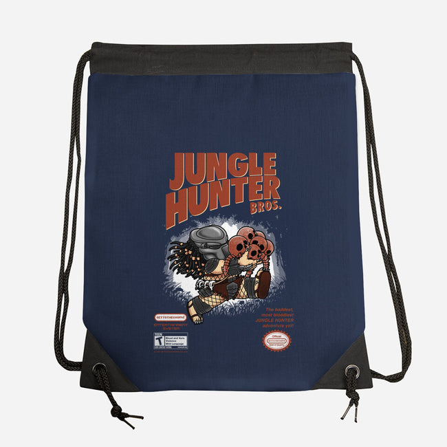 Super Jungle Hunter-None-Drawstring-Bag-pigboom