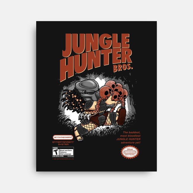 Super Jungle Hunter-None-Stretched-Canvas-pigboom
