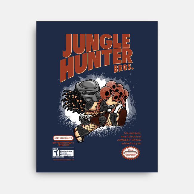 Super Jungle Hunter-None-Stretched-Canvas-pigboom