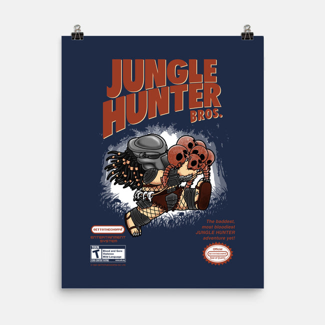 Super Jungle Hunter-None-Matte-Poster-pigboom