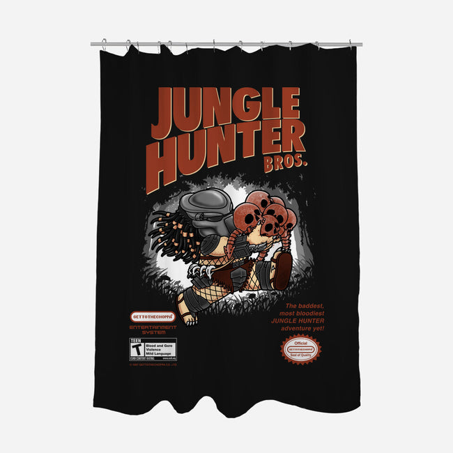 Super Jungle Hunter-None-Polyester-Shower Curtain-pigboom