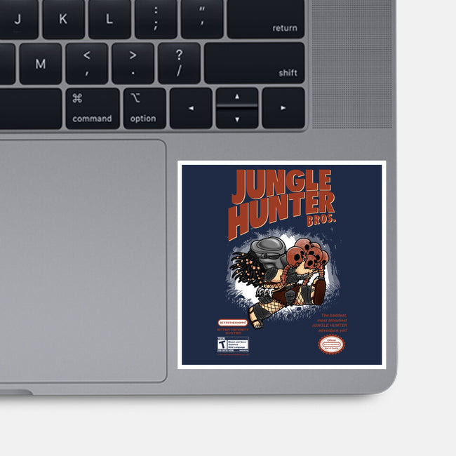 Super Jungle Hunter-None-Glossy-Sticker-pigboom