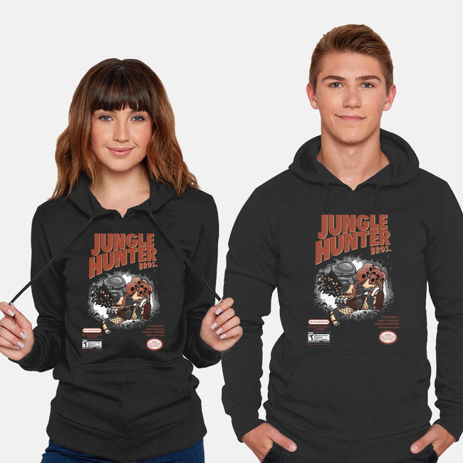 Super Jungle Hunter-Unisex-Pullover-Sweatshirt-pigboom