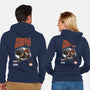 Super Jungle Hunter-Unisex-Zip-Up-Sweatshirt-pigboom