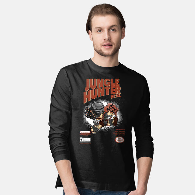 Super Jungle Hunter-Mens-Long Sleeved-Tee-pigboom