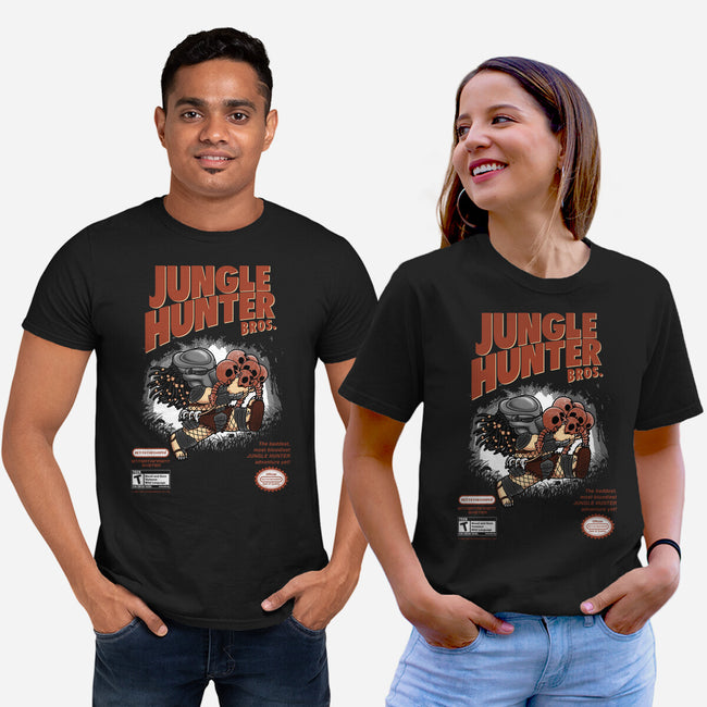 Super Jungle Hunter-Unisex-Basic-Tee-pigboom