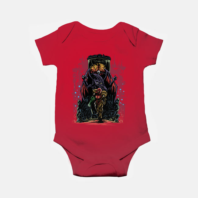 Painting Of The Bounty Hunter-Baby-Basic-Onesie-zascanauta