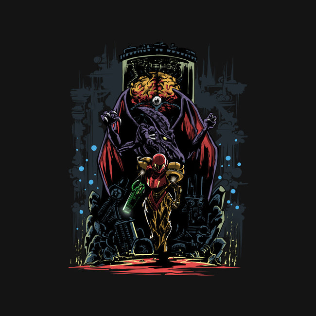 Painting Of The Bounty Hunter-Mens-Heavyweight-Tee-zascanauta