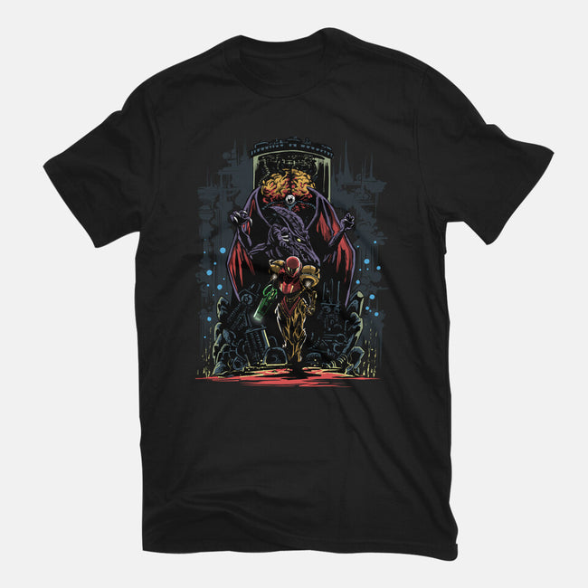 Painting Of The Bounty Hunter-Mens-Heavyweight-Tee-zascanauta