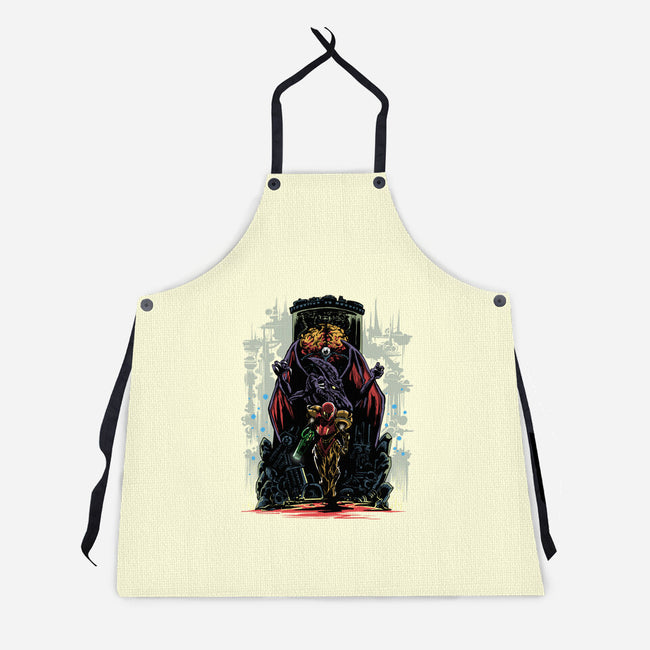 Painting Of The Bounty Hunter-Unisex-Kitchen-Apron-zascanauta