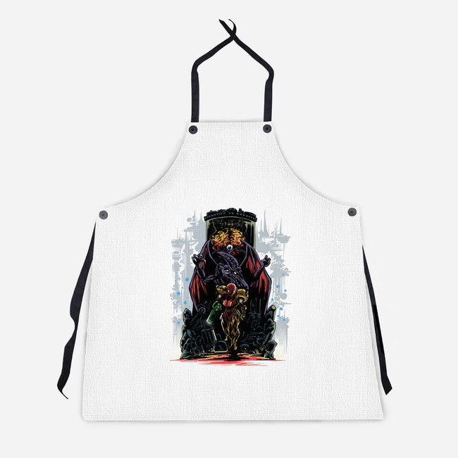 Painting Of The Bounty Hunter-Unisex-Kitchen-Apron-zascanauta